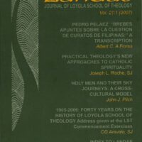 Landas Vol. 21 No. 1 (2007)