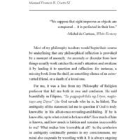 Mystery and the Ascent Through Choice