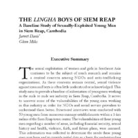 The Lingha Boys of Siem Reap: A Baseline Study of Sexually-Exploited Young Men in Siem Reap, Cambodia