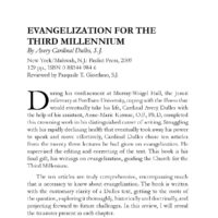 Evangelization for the Third Millennium by Avery Cardinal Dulles, S.J.