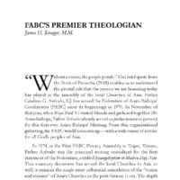 FABC’s Premier Theologian