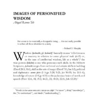 Images of Personified Wisdom