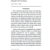 Catholic Families in Asia: Living the Eucharist as Domestic Church of the Poor