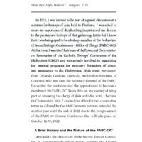 FABC@50: Renewing the Clergy of Asia