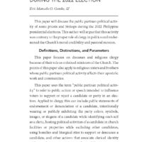 Illusions of Influence: Clerical Partisan Engagement During the 2022 Elections