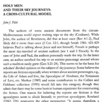 Holy Men and Their Sky Journeys: A Cross-Cultural Model