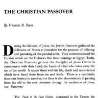 The Christian Passover