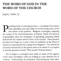 The Word of God in the Word of the Church