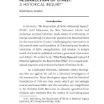 A Review of Gerd Lüdemann’s Methodology in “The Resurrection of Christ: A Historical Inquiry”